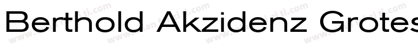 Berthold Akzidenz Grotesk BE MdCn字体转换